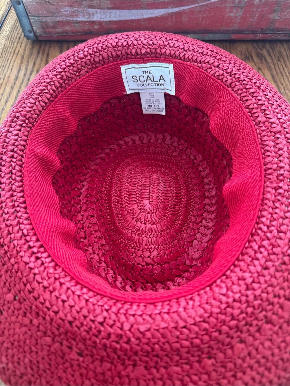 Scala Collection Straw Raffia Up-brim Hat